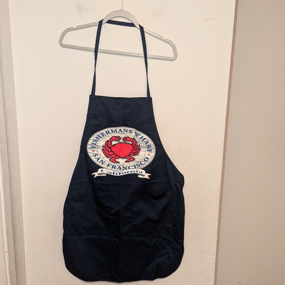 NWOT Port Authority Fishermans Wharf San Francisco Blue Apron  One Size